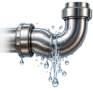 Leaking pipe