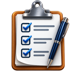 Checklist clipboard